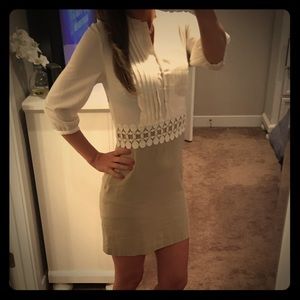 Cream/sand colored Kensie dress